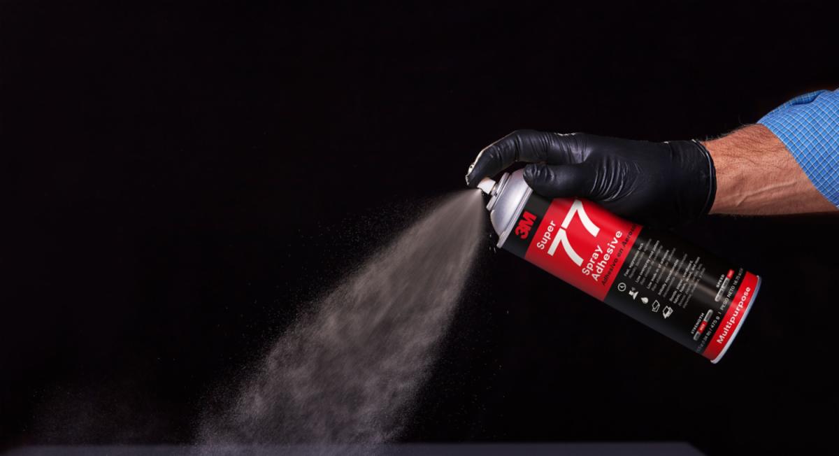 Adesivo em spray 3M 77